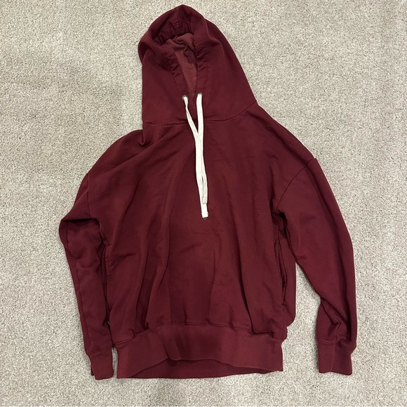 Buffalo David Bitton Maroon Hoodie - Picture 1 of 4